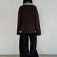 (仮商品名)デニムドッキングニット(unisex)/brown