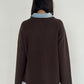 (仮商品名)デニムドッキングニット(unisex)/brown