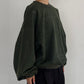 (仮商品名)メッセージスウェット(unisex)/green