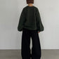 (仮商品名)メッセージスウェット(unisex)/green