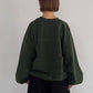 (仮商品名)メッセージスウェット(unisex)/green