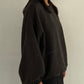 (仮商品名)メッセージスウェット(unisex)/charcoal