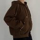 (仮商品名)ダメージフーディー/brown
