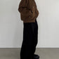 (仮商品名)ダメージフーディー/brown