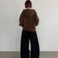 (仮商品名)ダメージフーディー/brown