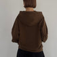 (仮商品名)ダメージフーディー/brown