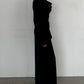 (仮商品名)ベロアワンピース/black