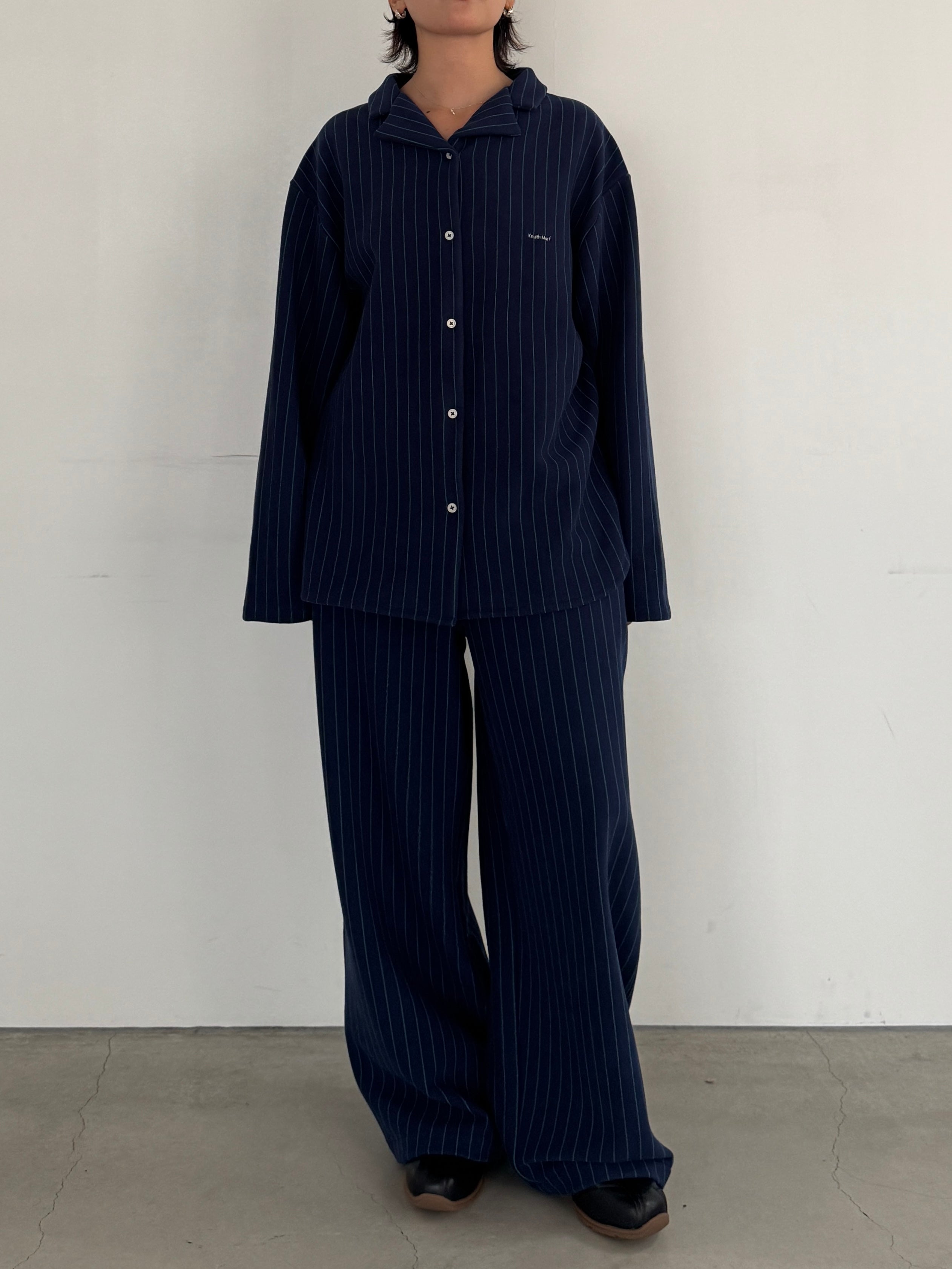 (仮商品名)パジャマトップス(unisex)/navy