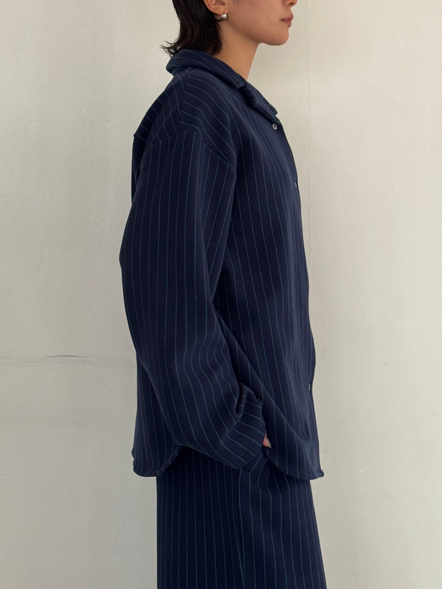 (仮商品名)パジャマトップス(unisex)/navy