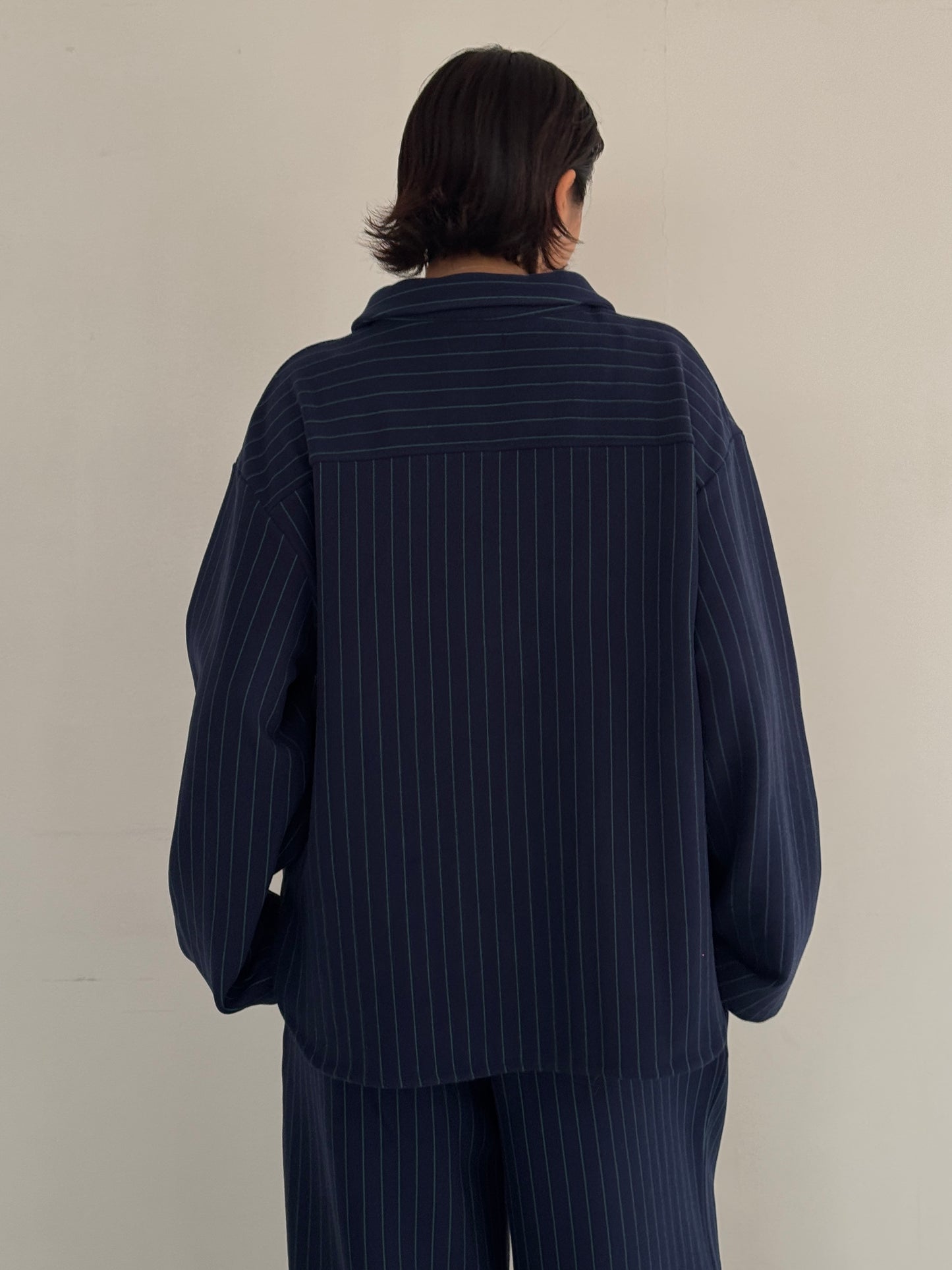 (仮商品名)パジャマトップス(unisex)/navy