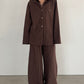 (仮商品名)パジャマトップス(unisex)/brown
