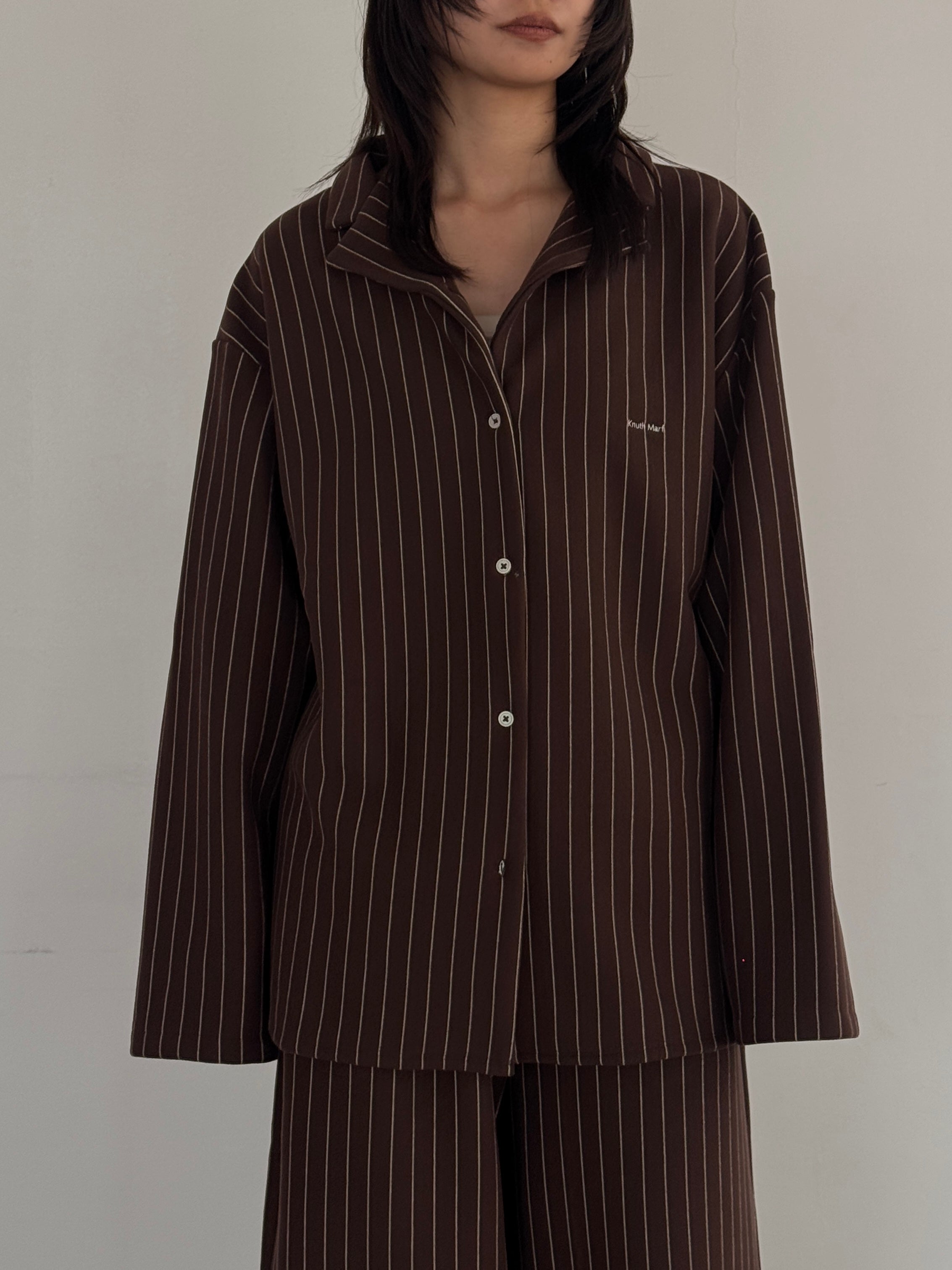 (仮商品名)パジャマトップス(unisex)/brown