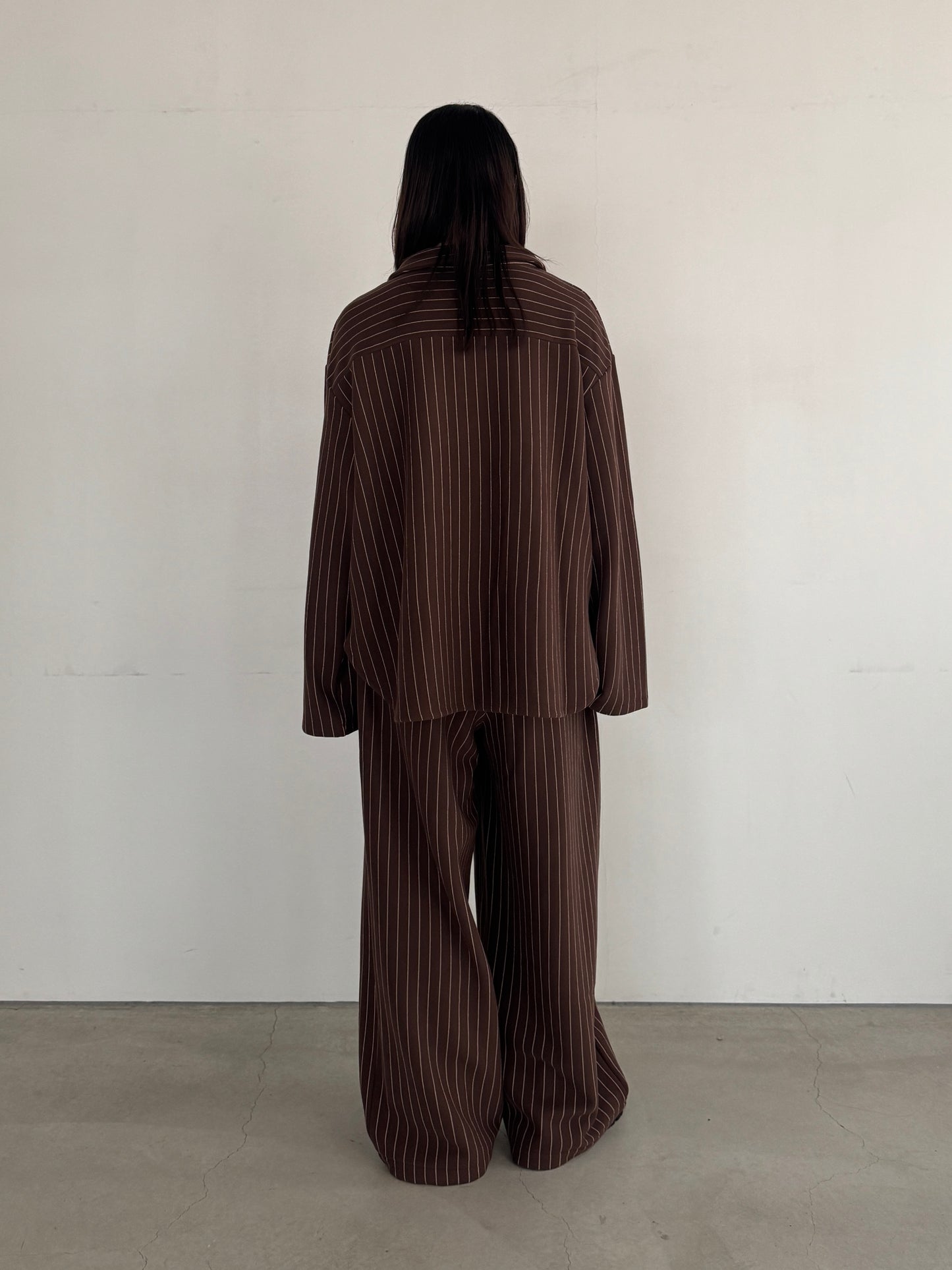(仮商品名)パジャマトップス(unisex)/brown
