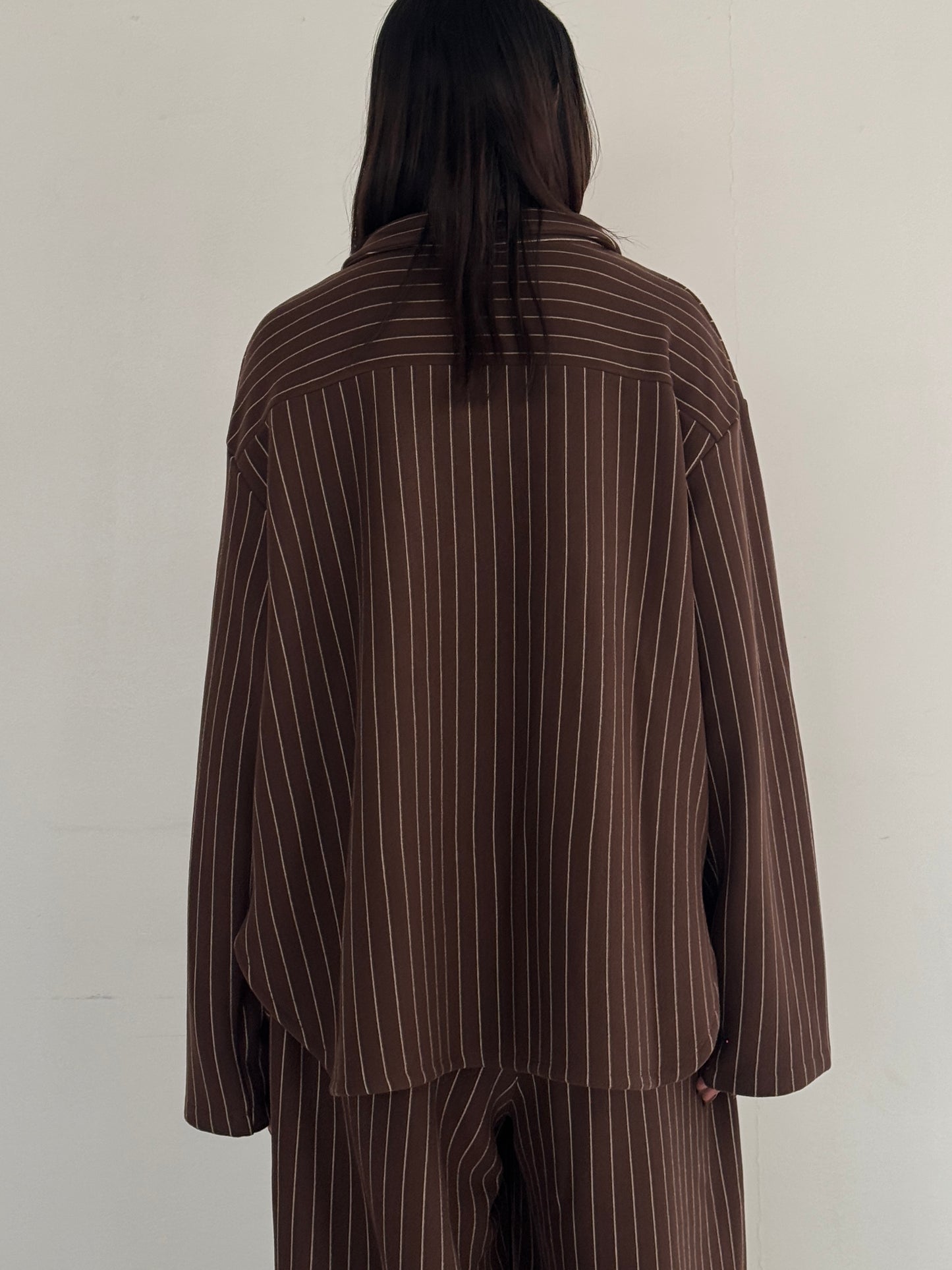 (仮商品名)パジャマトップス(unisex)/brown
