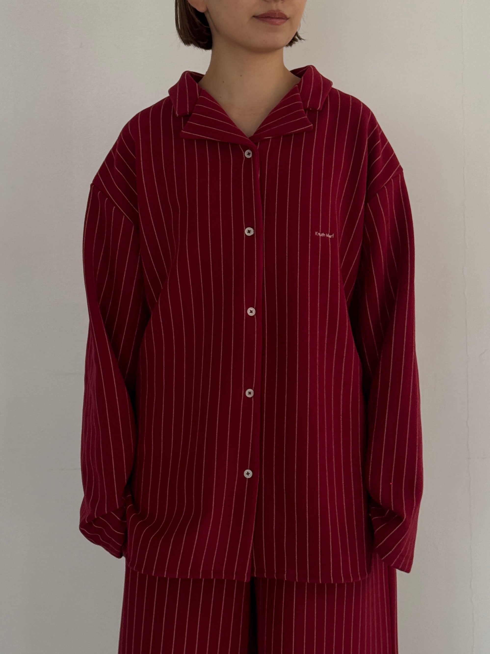 (仮商品名)パジャマトップス(unisex)/red