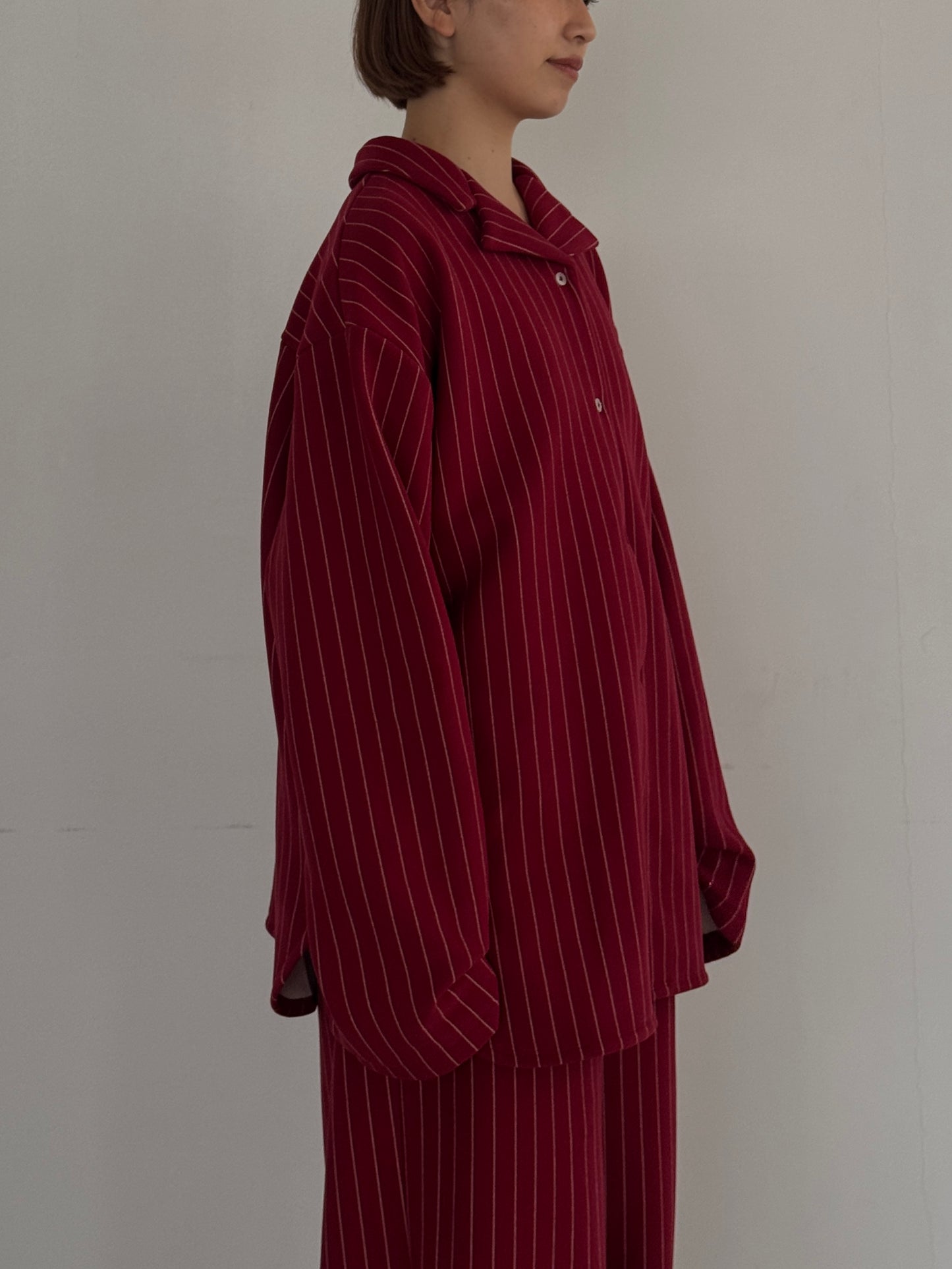 (仮商品名)パジャマトップス(unisex)/red