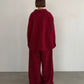 (仮商品名)パジャマパンツ(unisex)/red