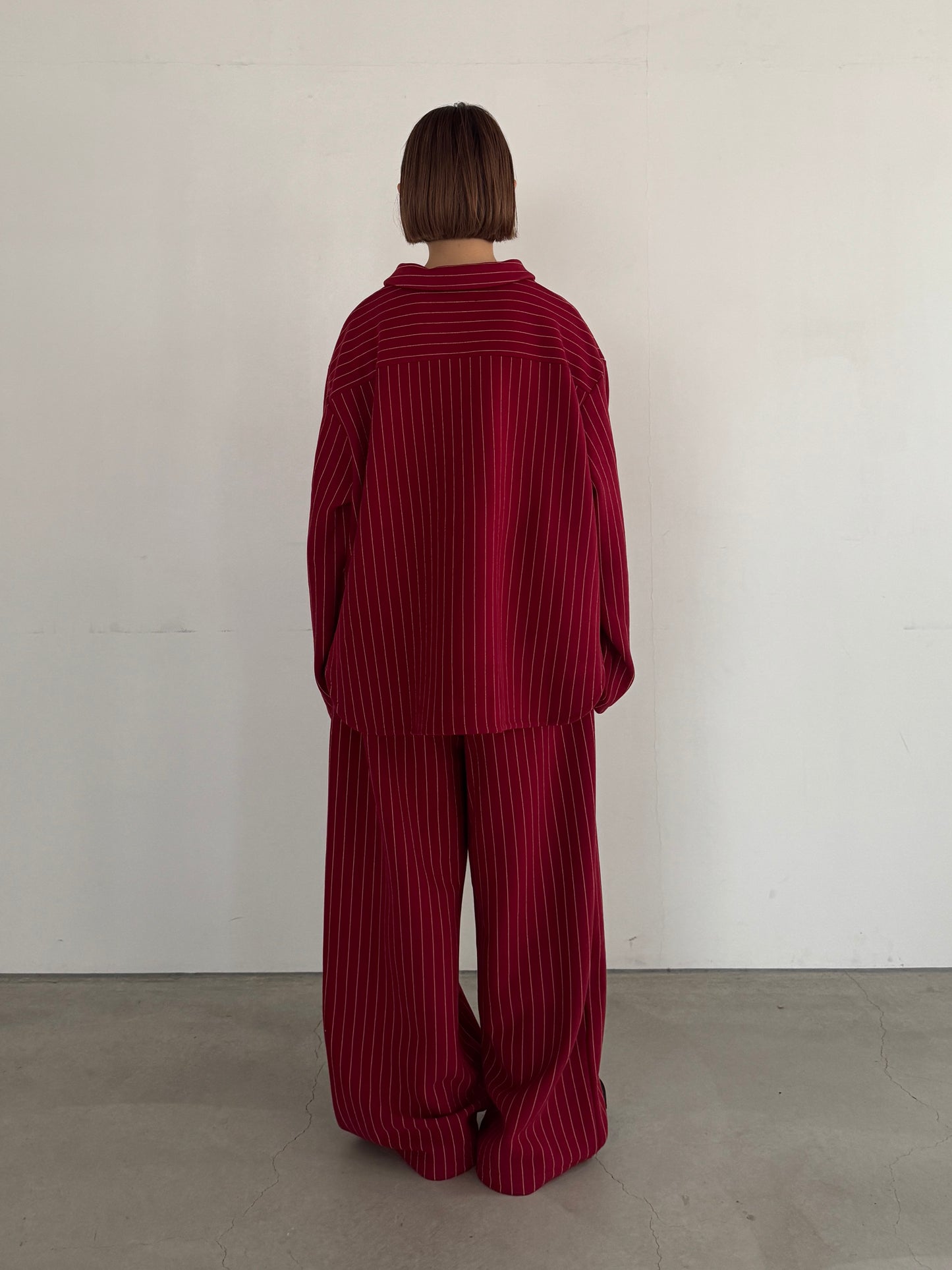 (仮商品名)パジャマパンツ(unisex)/red