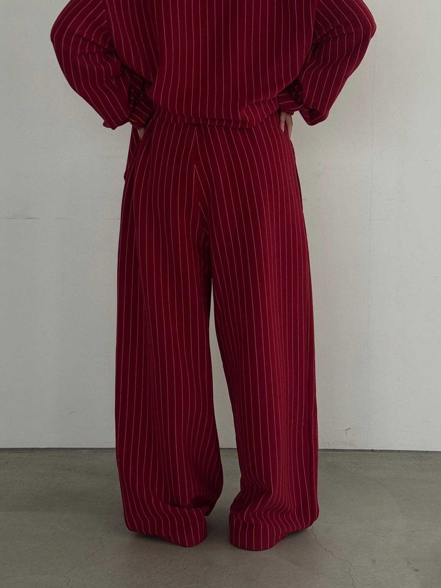(仮商品名)パジャマパンツ(unisex)/red