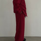 (仮商品名)パジャマパンツ(unisex)/red