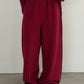(仮商品名)パジャマパンツ(unisex)/red