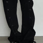 (仮商品名)変形デニムパンツ(unisex)/black