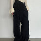 (仮商品名)変形デニムパンツ(unisex)/black