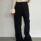 (仮商品名)変形デニムパンツ(unisex)/black