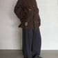 (仮商品名)2wayトレンチムートン(unisex)/brown
