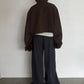 (仮商品名)2wayトレンチムートン(unisex)/brown