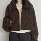 (仮商品名)2wayトレンチムートン(unisex)/brown