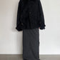 (仮商品名)2wayトレンチムートン(unisex)/black