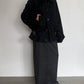 (仮商品名)2wayトレンチムートン(unisex)/black