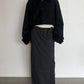 (仮商品名)2wayトレンチムートン(unisex)/black