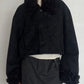 (仮商品名)2wayトレンチムートン(unisex)/black