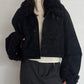 (仮商品名)2wayトレンチムートン(unisex)/black
