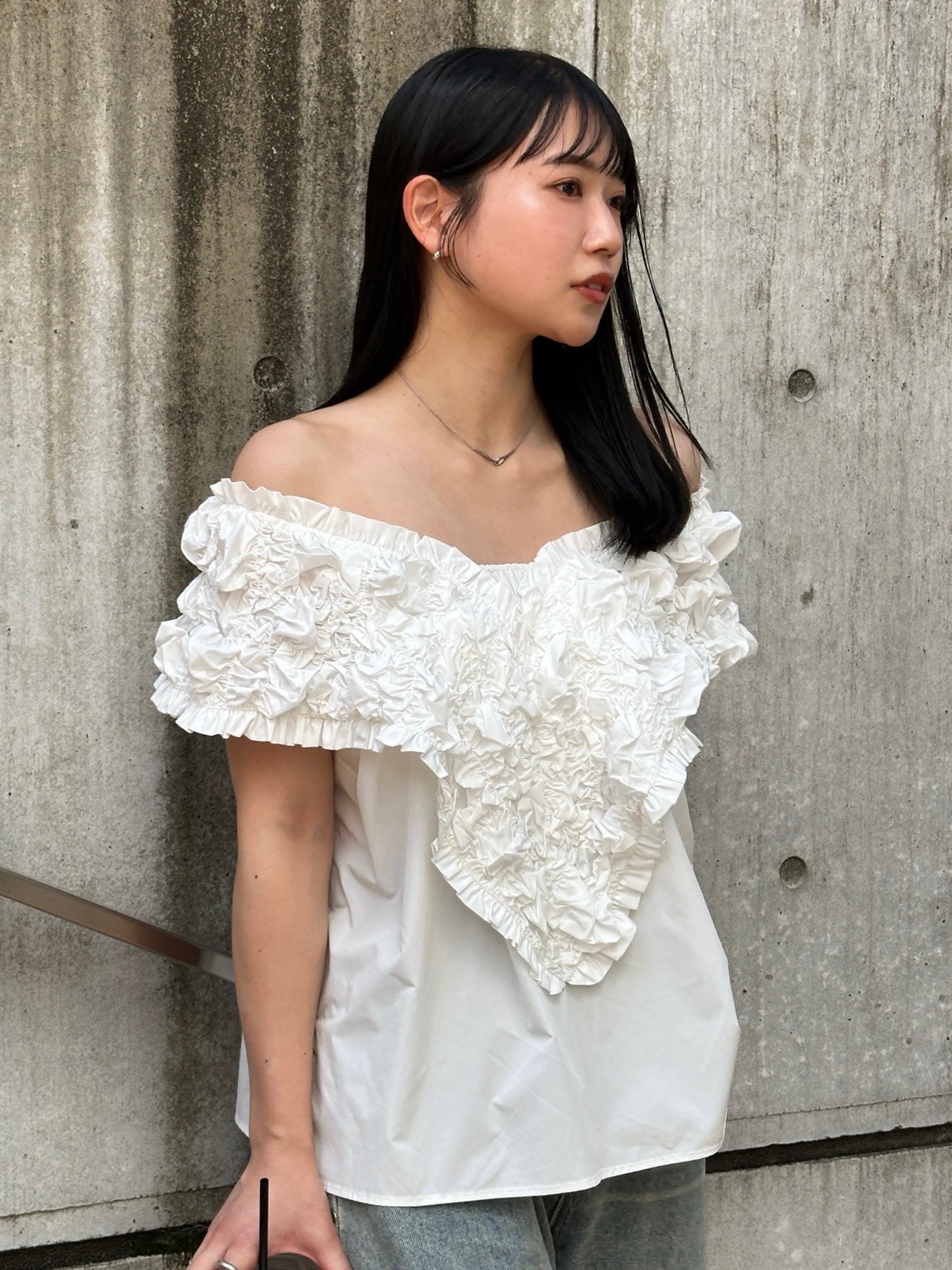2way off shoulder blouse | KNUTH MARF