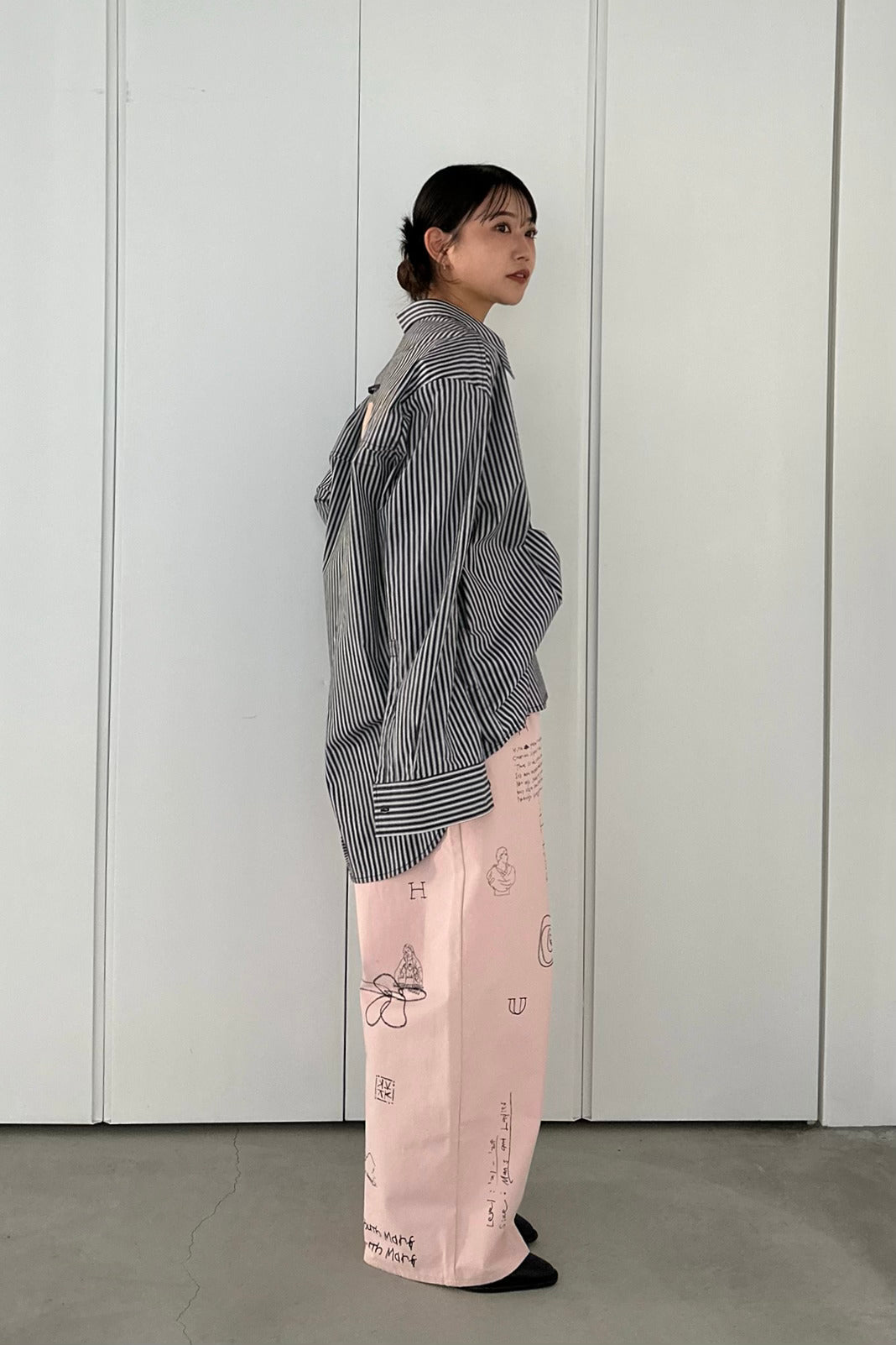high waist tattoo pants (Kotoka Izumi collab) | KNUTH MARF