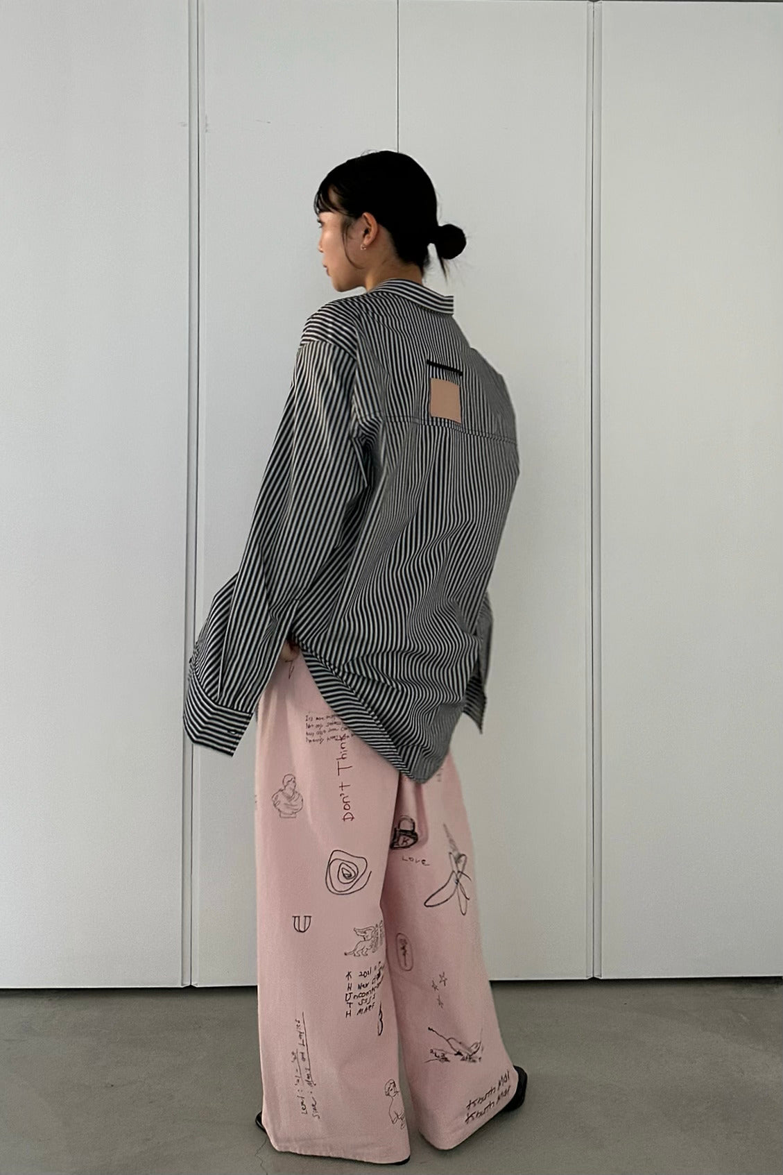 high waist tattoo pants (Kotoka Izumi collab) | KNUTH MARF