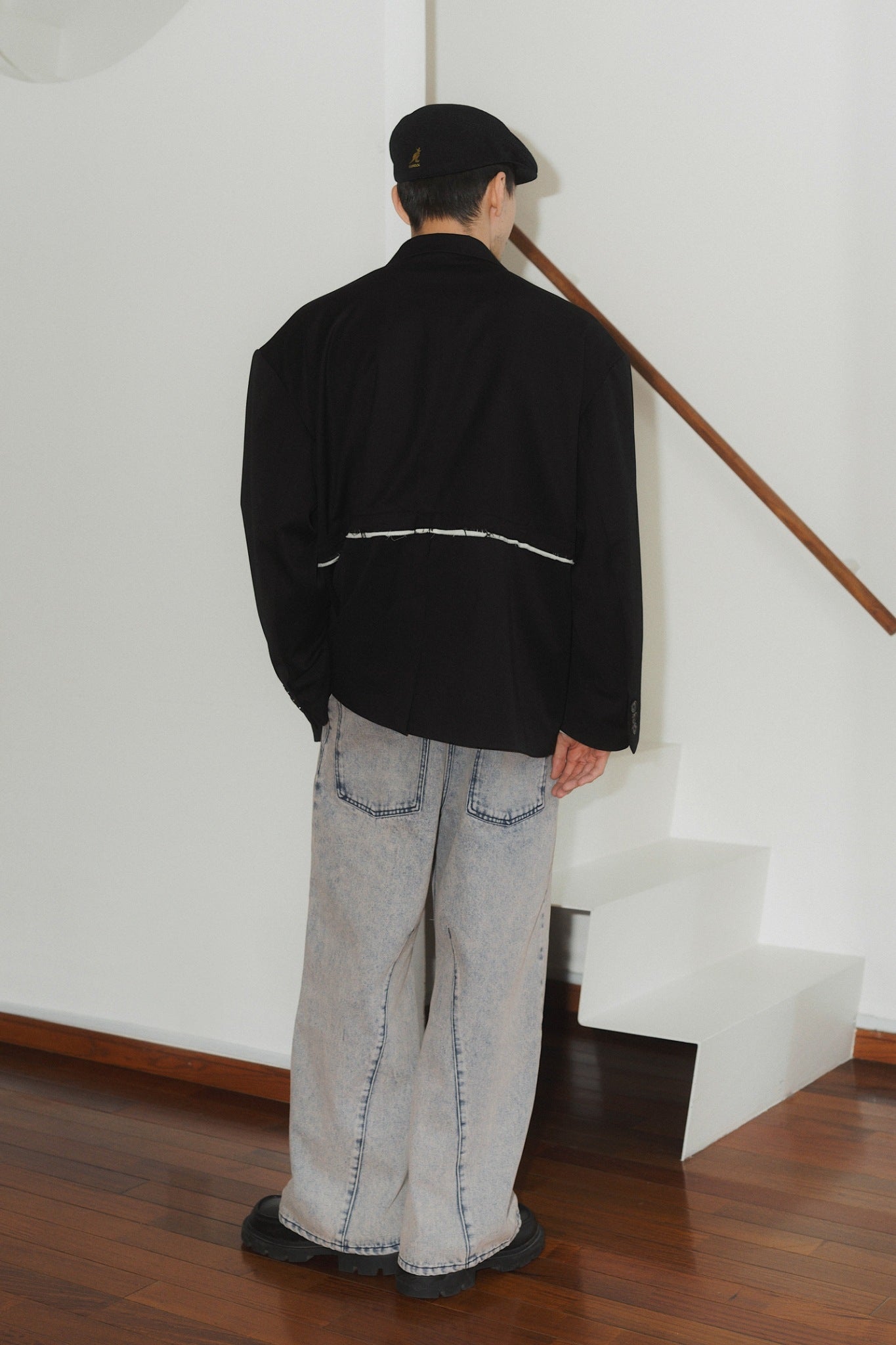 人気完売 Knuth Marf 2way dad jacket(unisex) 2way dad jacket(unisex)/black | KNUTH MARF