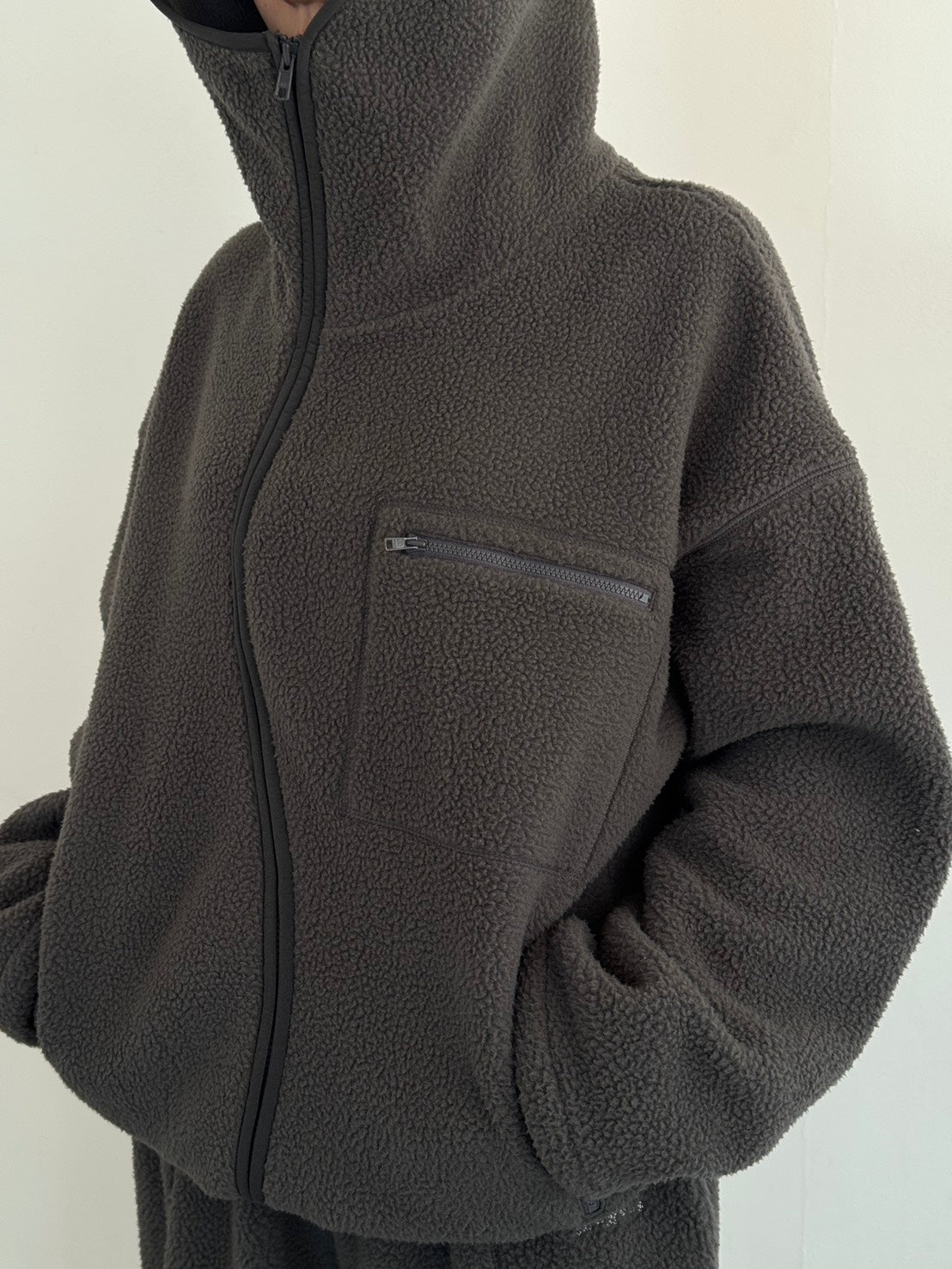 (仮商品名)ボアパーカー(unisex)/gray
