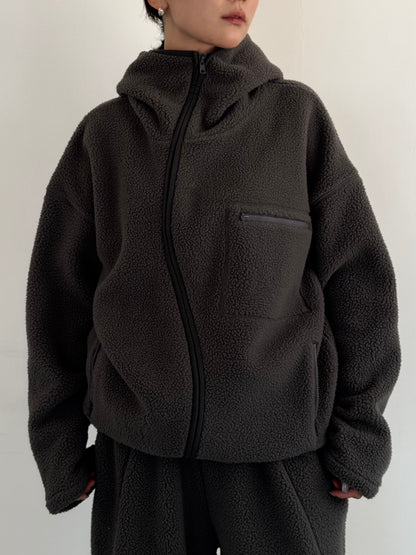 (仮商品名)ボアパーカー(unisex)/gray