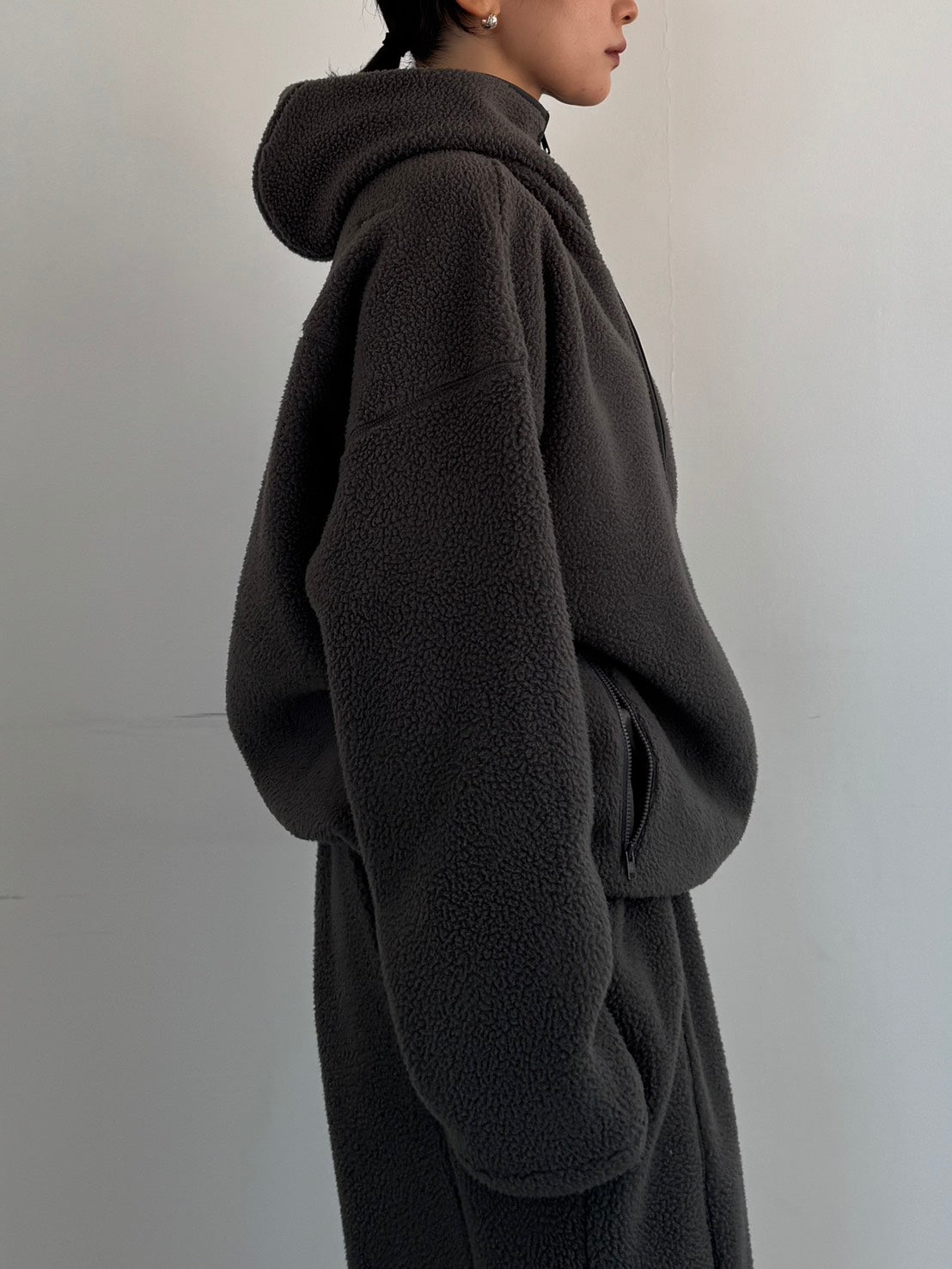 (仮商品名)ボアパーカー(unisex)/gray