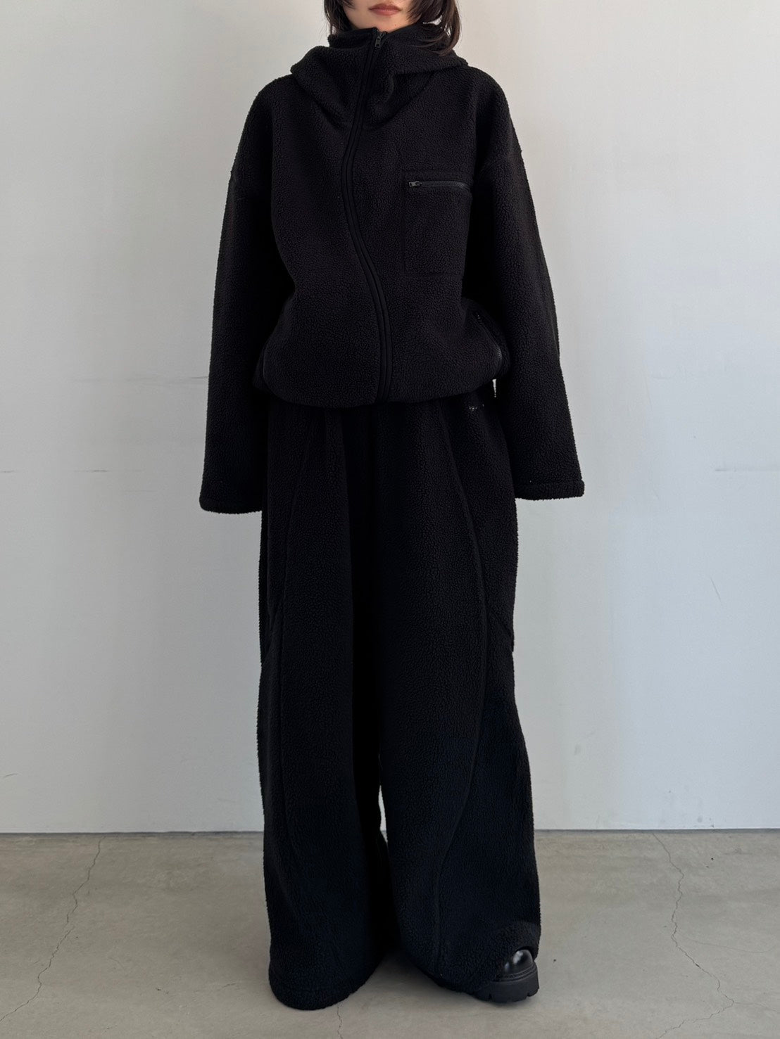 (仮商品名)ボアパーカー(unisex)/black