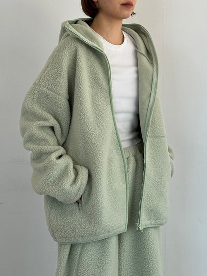 (仮商品名)ボアパーカー(unisex)/mint