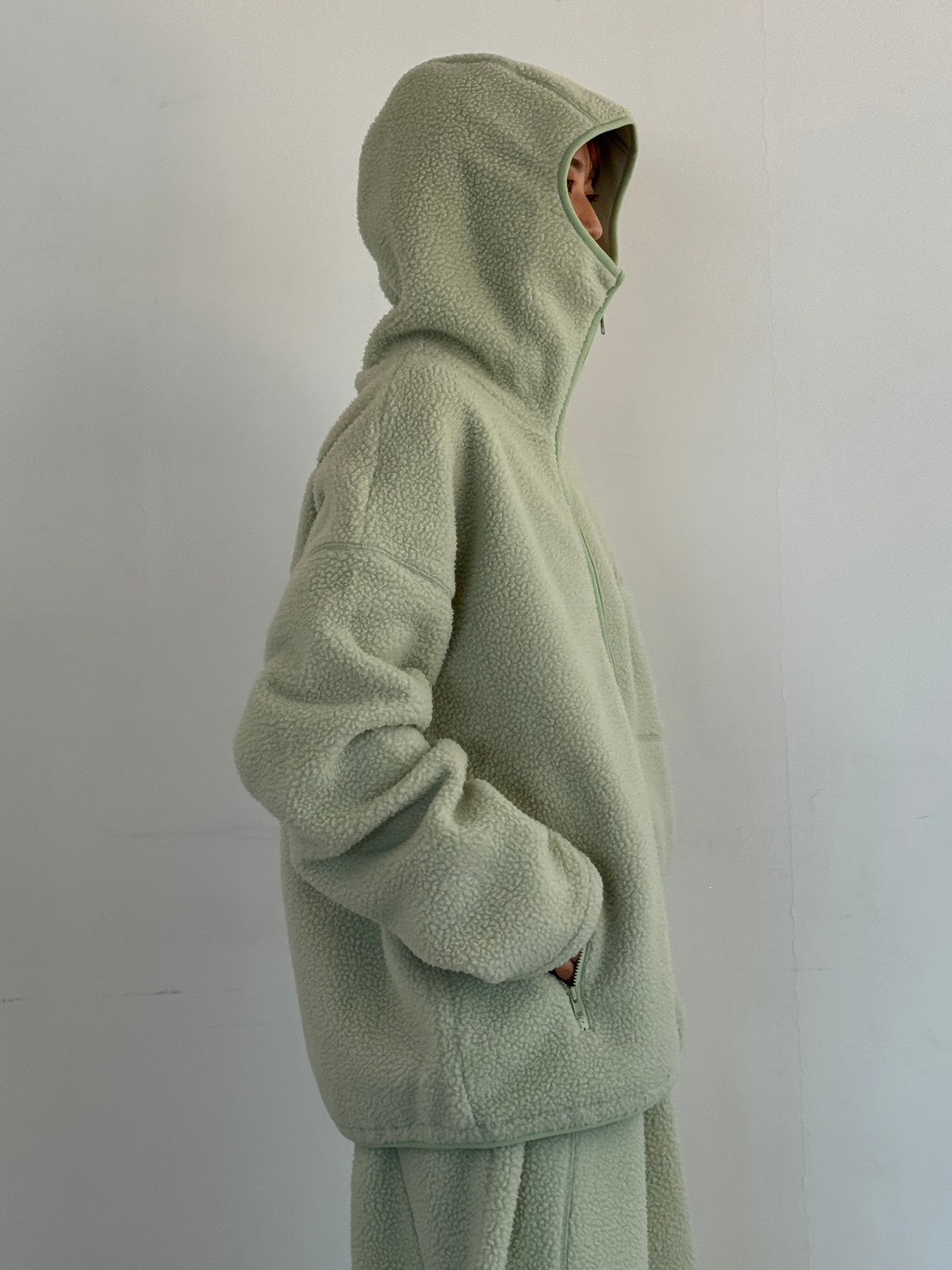 (仮商品名)ボアパーカー(unisex)/mint