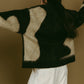 accent mohair cardigan(unisex)/black - KNUTH MARF
