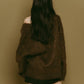 accent mohair cardigan(unisex)/brown - KNUTH MARF