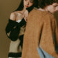accent mohair cardigan(unisex)/camel - KNUTH MARF