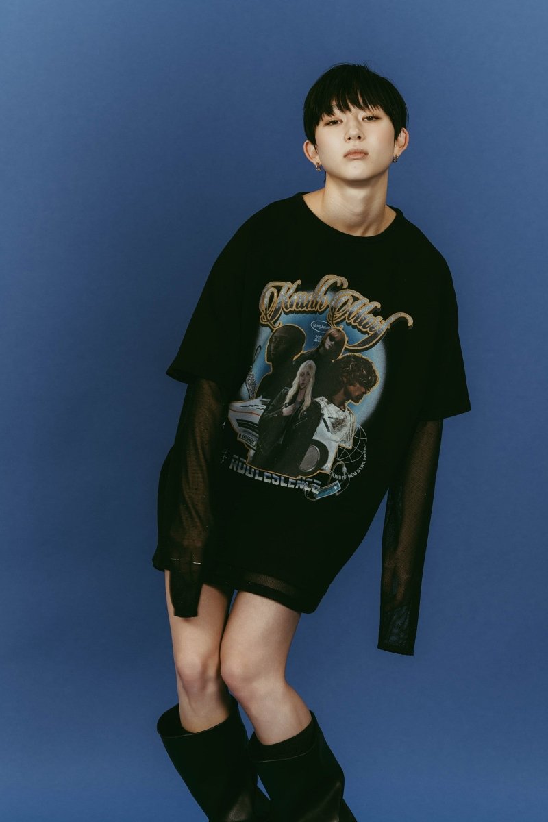 AI future layered t-shirt(unisex)/black - KNUTH MARF